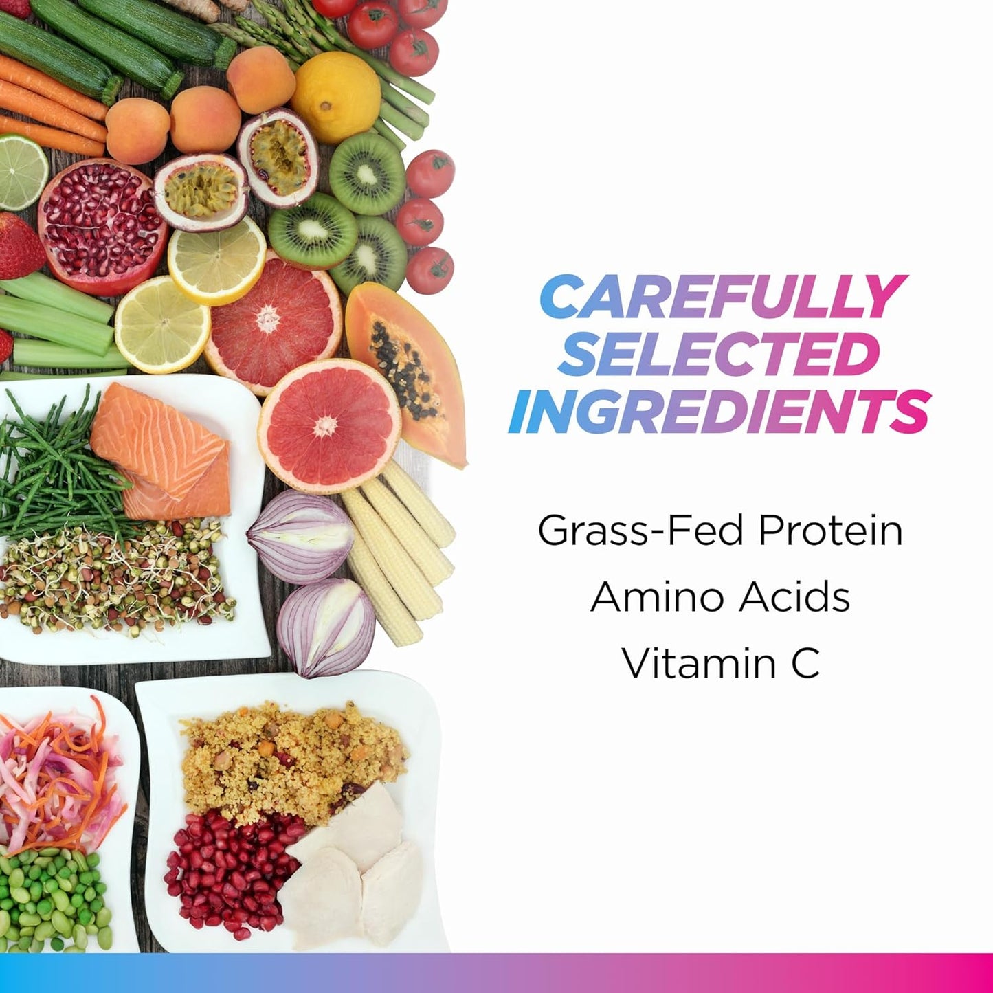 Livingood Daily Chocolate Collagen Powder for Women & Men, Hydrolyzed Collagen Peptides Powder with Vitamin C, Protein with 20 Amino Acids, Type I & III, Grass Fed, Keto, Paleo, Gluten Free, 30 Srvgs