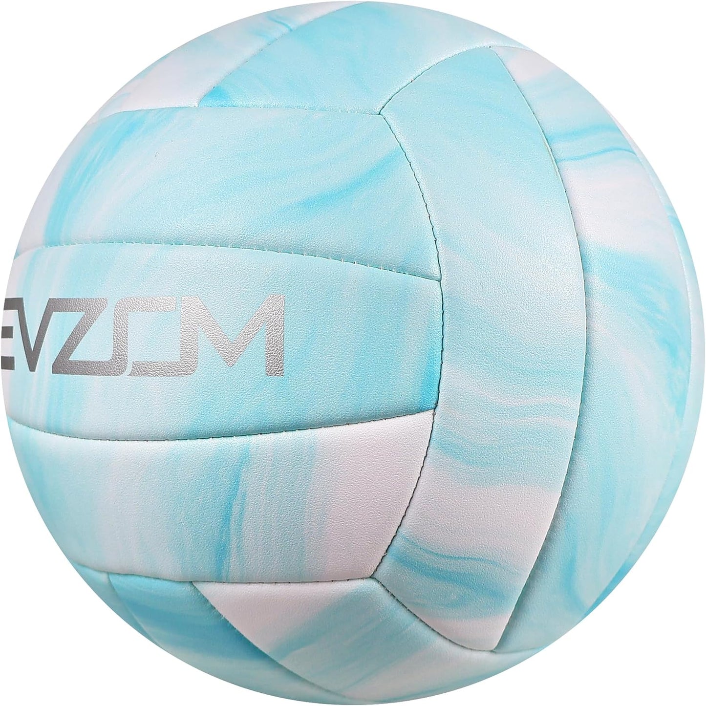 EVZOM Super Soft Volleyball Beach Volleyball Official Size 5 for Outdoor/Indoor/Pool/Gym/Training Premium Volleyballs Equipment Durability Stability Sports Ball