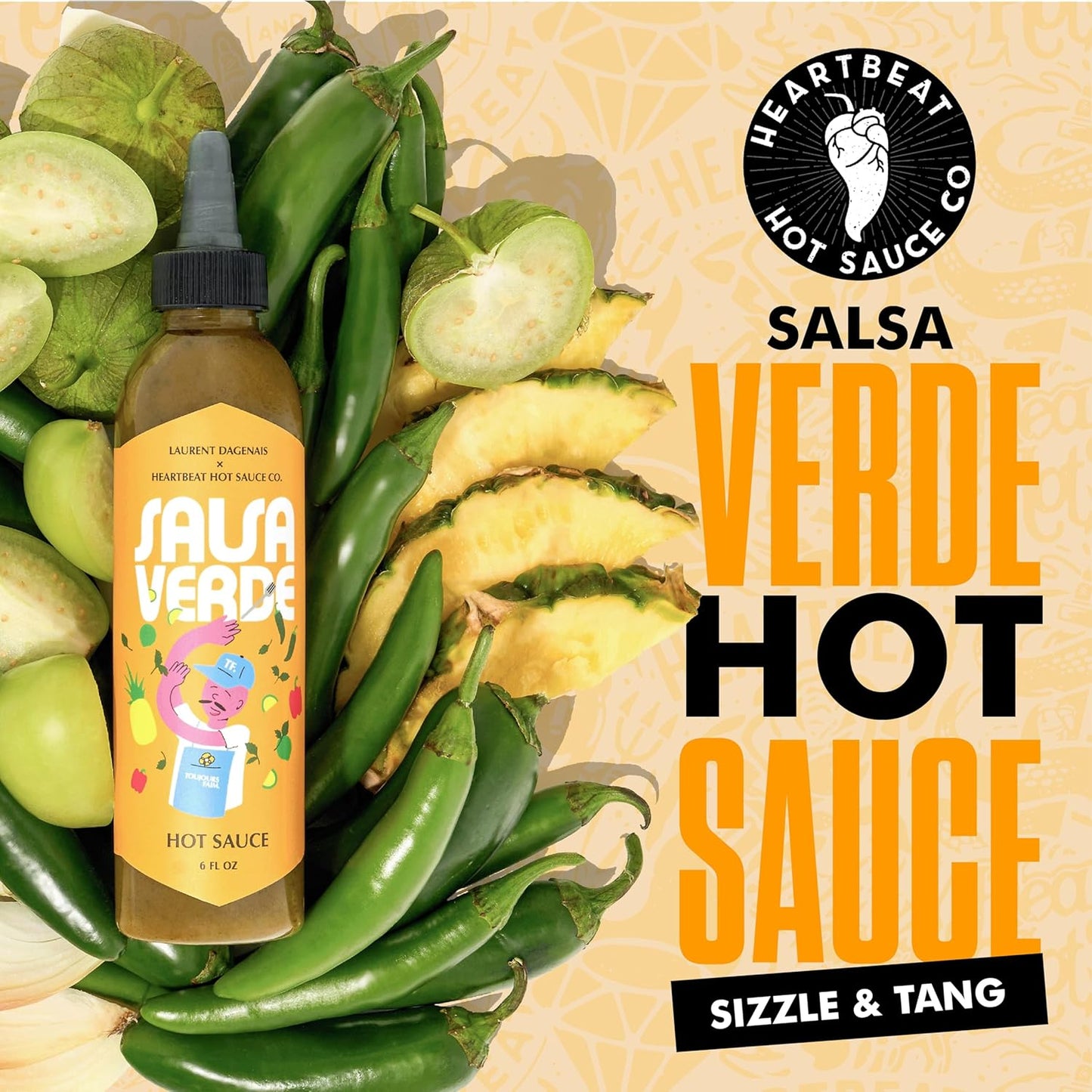 Heartbeat Hot Sauce Co. | Salsa Verde, 6 oz.