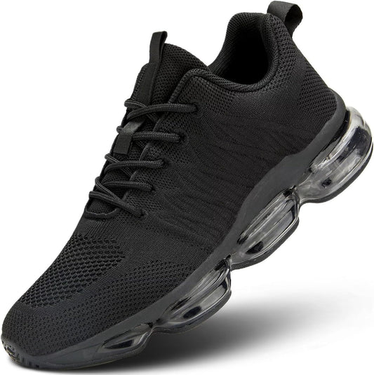 Men's Air Cushion Running Shoes Breathable Tennis Fashion Sneakers Non Slip Workout Casual Sport Shoes Gym Training Comfortable Walking Shoes