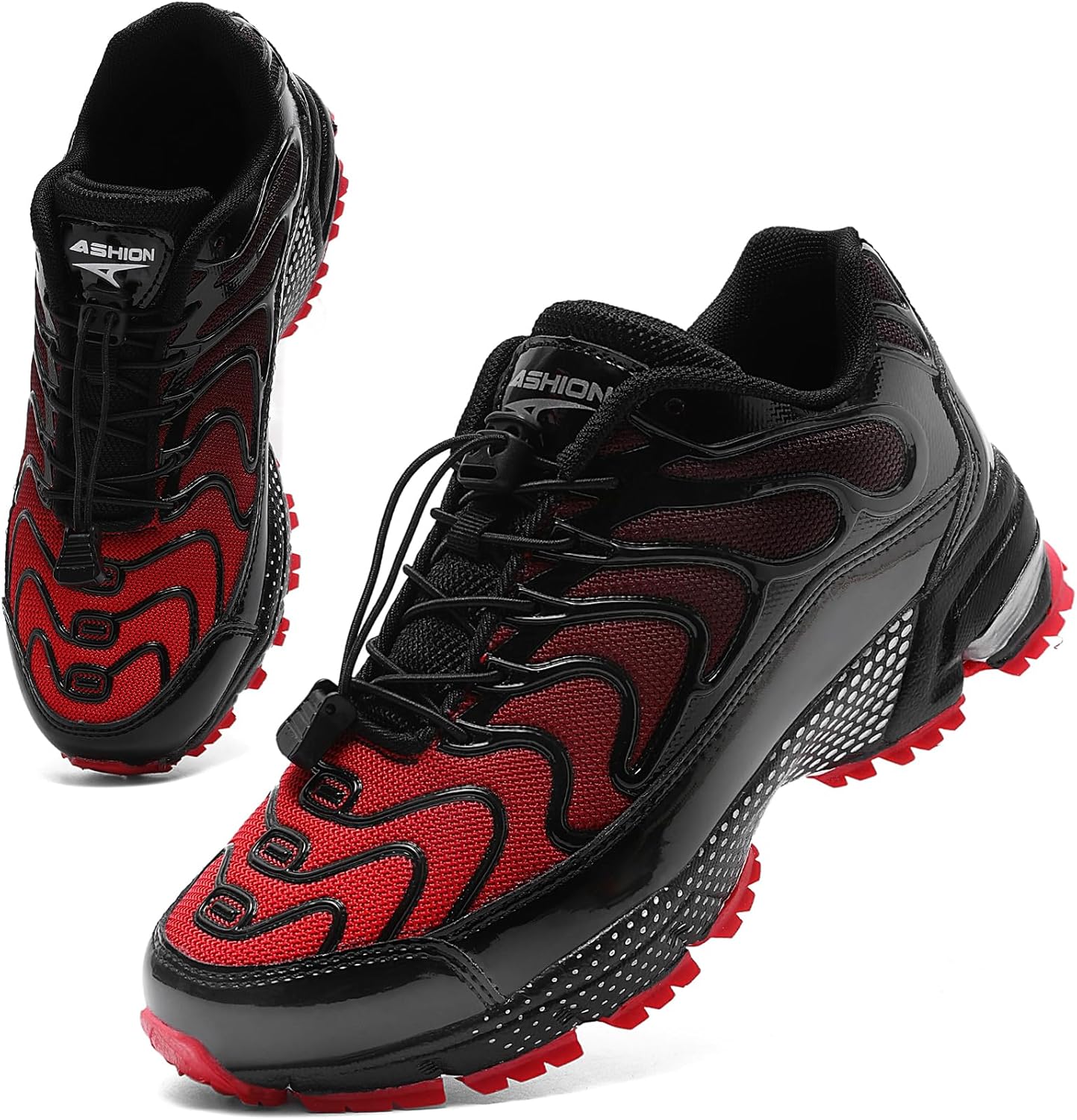 WETIKE Boy's Shoes Mesh Slip on Lightweight Running Sneakers