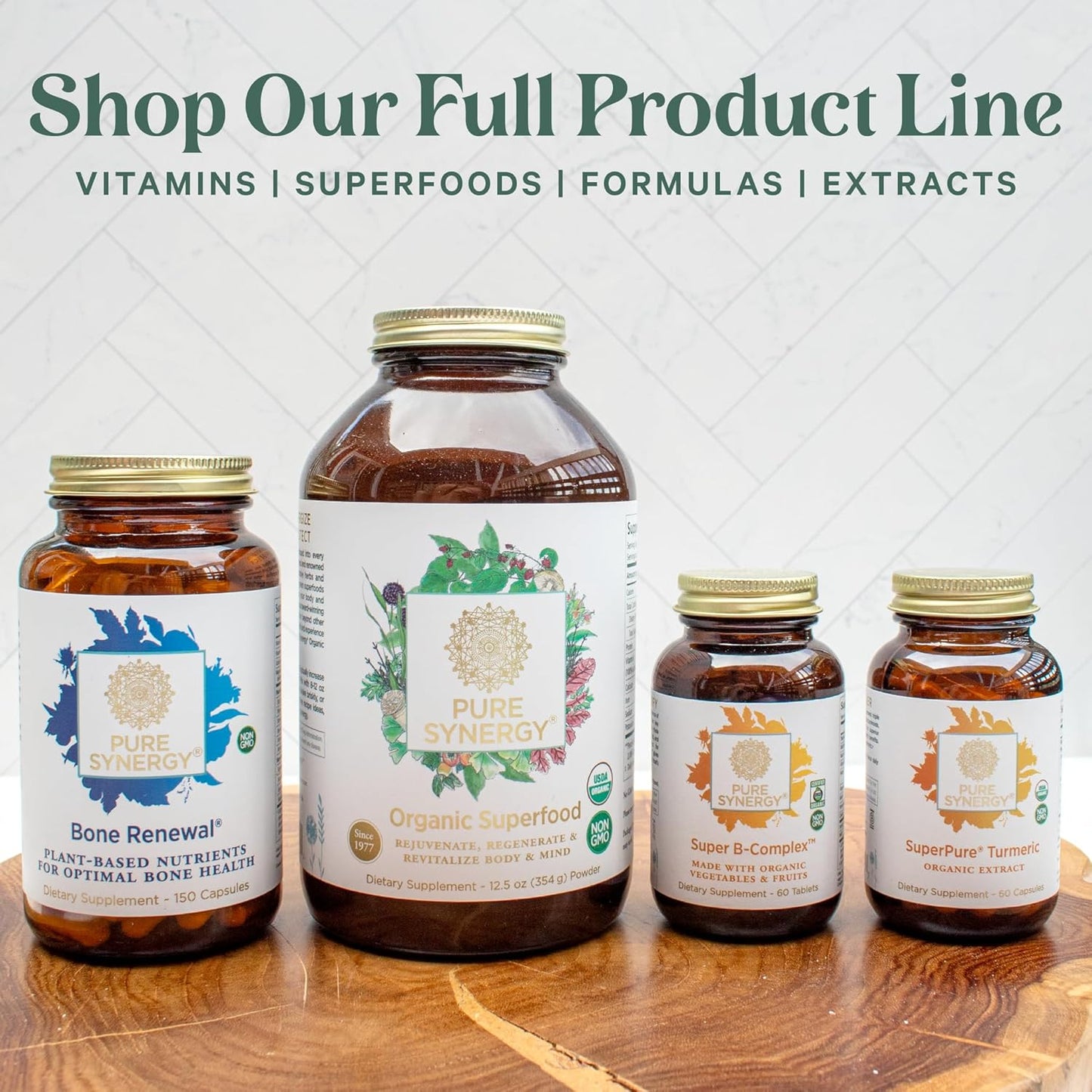 Pure Synergy Pure Radiance C | Organic Vitamin C Powder | 100% Natural, Whole Food, Non-GMO Supplement with Camu Camu Extract | for Immune and Collagen Support (4 oz Powder)