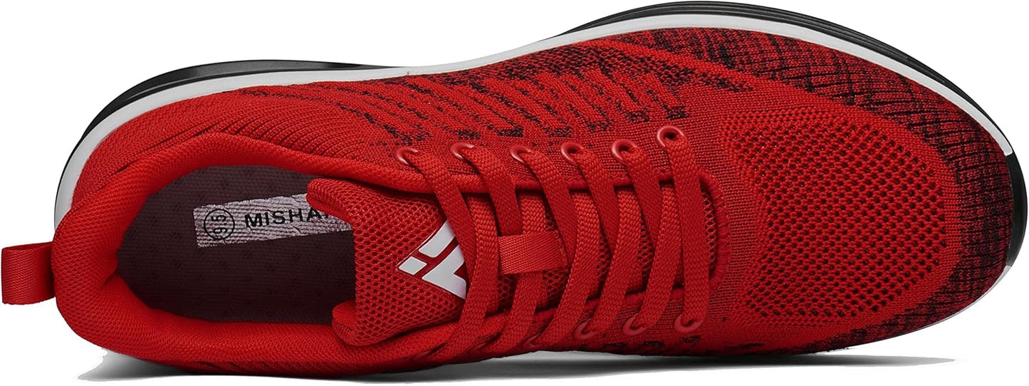 Mishansha Running Shoes for Men Sneakers Air Cushion Walking Shoes Comfortable Tennis Shoes Breathable Trail Running Shoes US Men 7.5-15