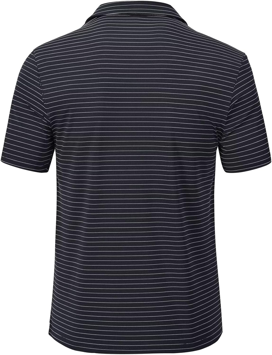 Tyhengta Men's Striped Shirt Short Sleeve Golf Polo Shirts