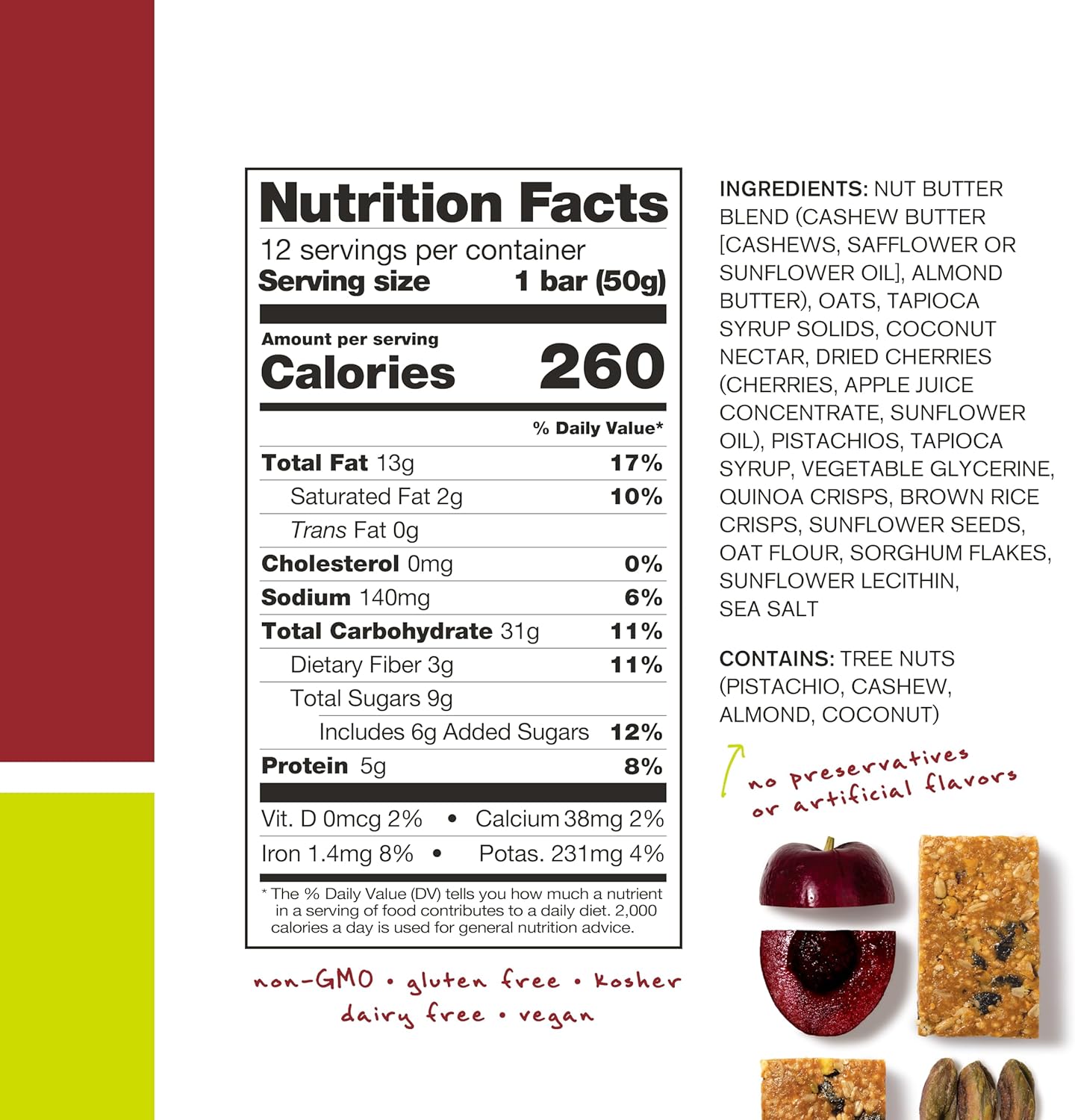 Skratch Labs Energy Bar | Peanut Butter + Chocolate (12 Pack) | Plant Based Healthy Snack | Low Sugar - 5g Protein | Non-GMO, Gluten Free, Soy Free, Vegan, Kosher