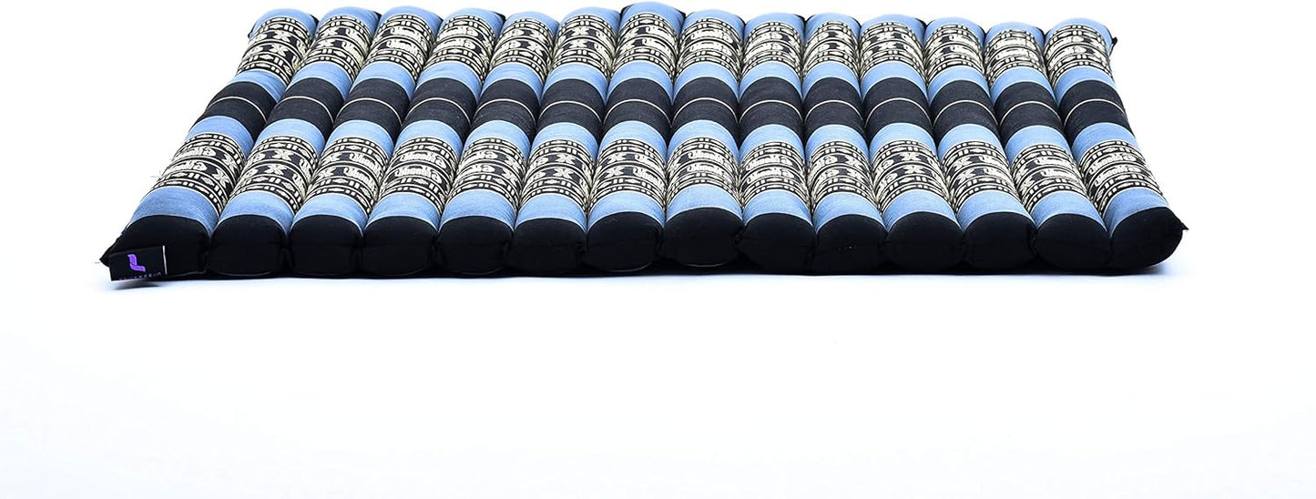 Leewadee Zabuton Seating Cushion – Square Floor Seat for Meditation Exercises, Light Yoga Mat Filled with Kapok