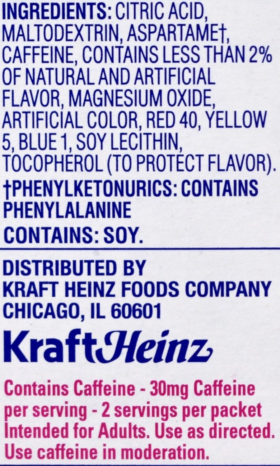 Crystal Light On The Go Wild Strawberry With Caffeine Drink Mix, 10-Packet Box (Pack of 20)