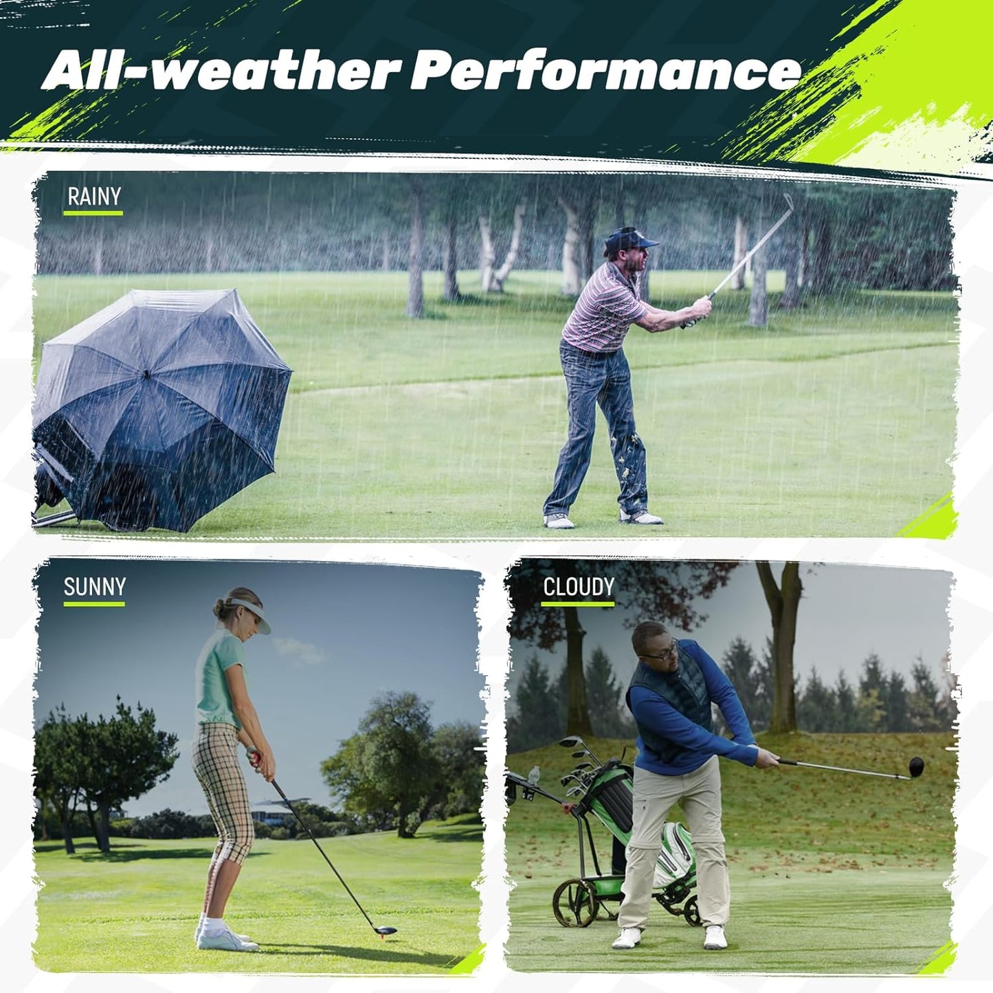 SAPLIZE Hybrid Golf Grips (CL07) - Set of 13, Innovative Design, Cross Corded Rubber Technology, Options of 8 Colors, Standard/Midsize, Basic/Deluxe Kit for Choice, Multicompound Golf Club Grips