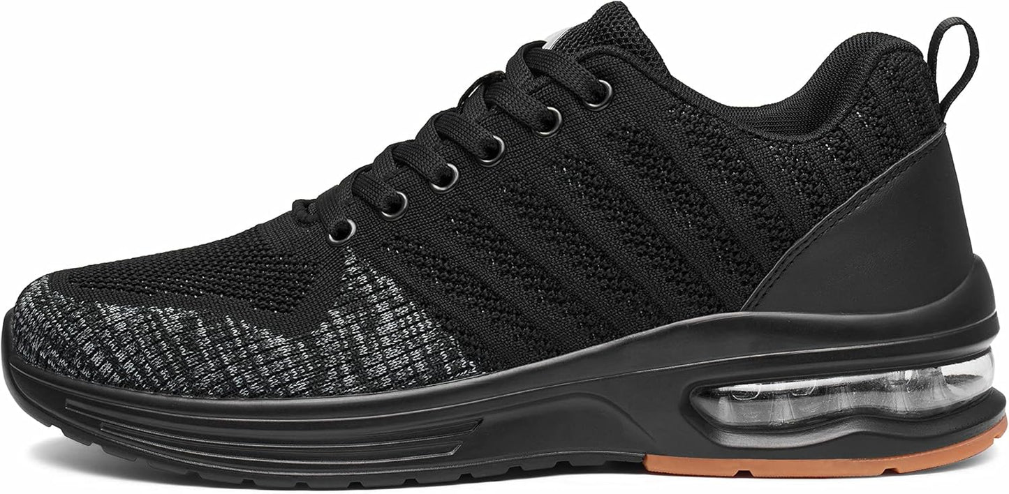 Mishansha Running Shoes for Men Sneakers Air Cushion Walking Shoes Comfortable Tennis Shoes Breathable Trail Running Shoes US Men 7.5-15