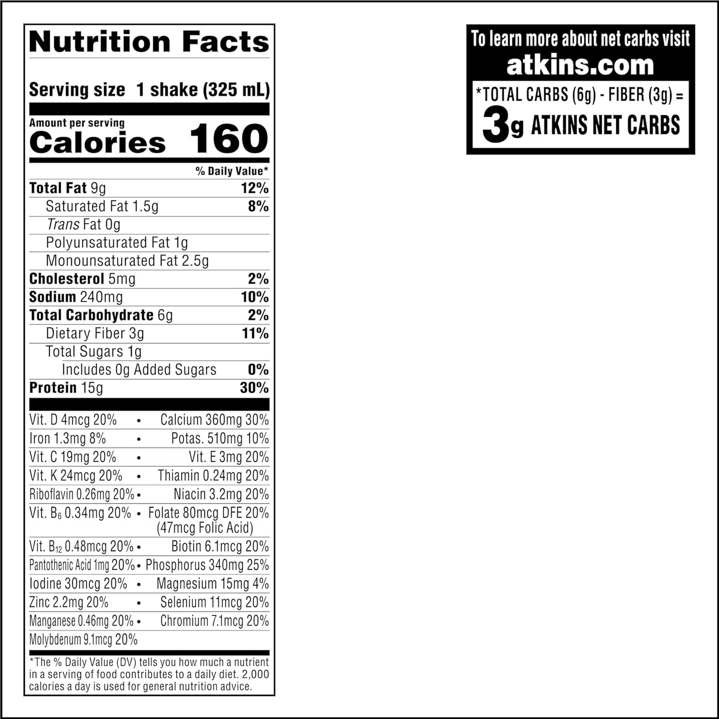 Atkins Chai Tea Latte Flavored Protein Shake, High Protein Shake, Low Glycemic, Low Carb, Low Sugar, Keto Friendly, Gluten Free, 12 count (3 sets of 4)