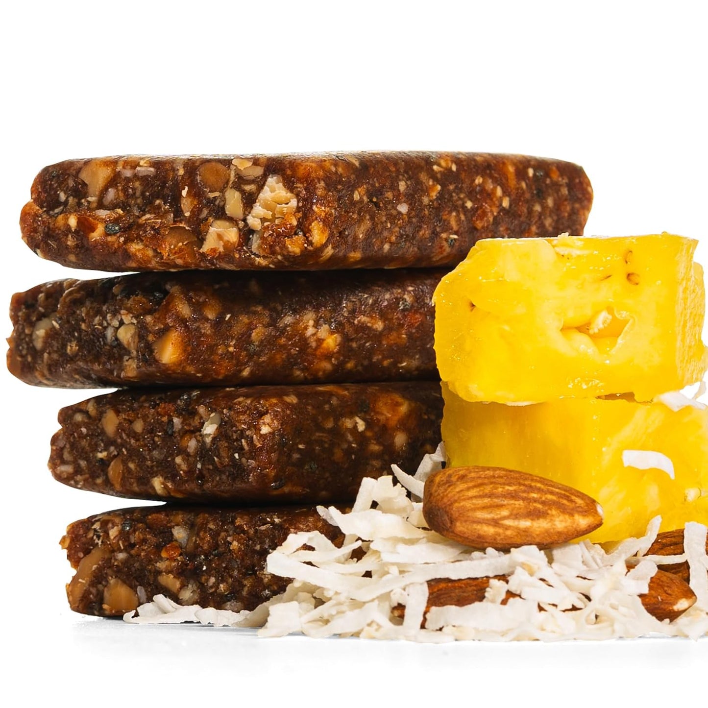 JONESBAR (Pineapple and Coconut, 12 Count (Pack of 1)), USDA Organic Fruit & Nut Bar, Non-GMO, Kosher, Vegan, Gluten Free, Simple Snack Bar