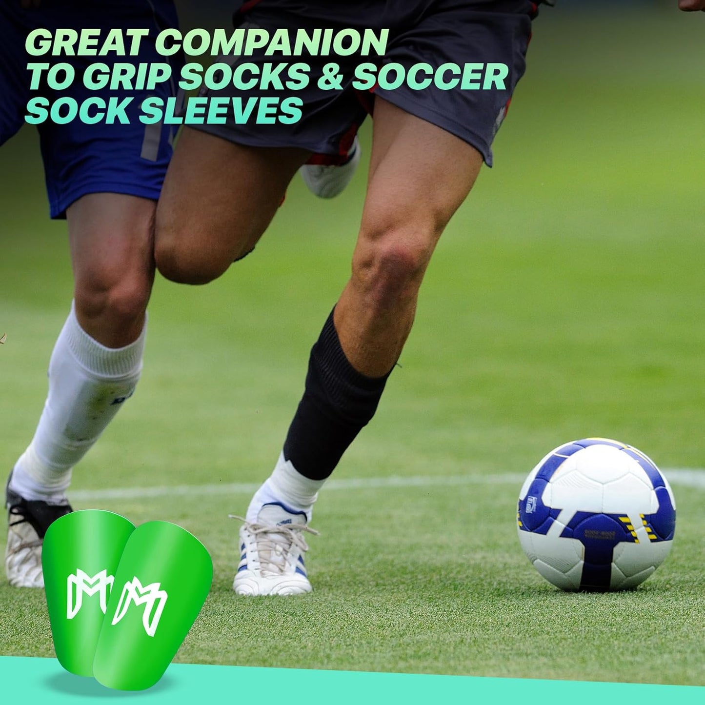 MiniGuards - Mini Shin Guards for Soccer Players - Tiny Shin Pads for Men, Women, Teens - Miniature Shin Guards 3.9 x 2.4 inch - Perfect for High Level Soccer Athletes