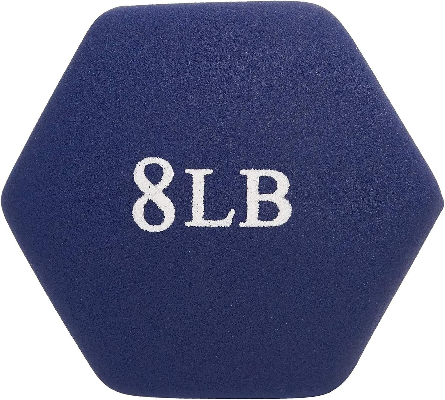 Sunny Health & Fitness Neoprene Coated Hex Shaped Dumbbell Non-Slip Fitness Weights for Home Gym Exercise, Full Body Workout Strength Building, Weight Loss, Sold in Pairs - Sizes - 2LB, 5LB, 8LB, 10LB