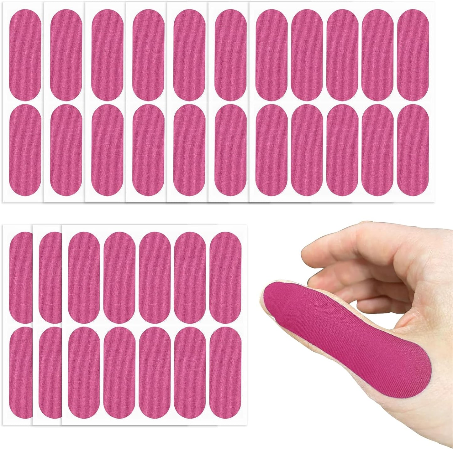 100 PCS Bowling Thumb Tape - Bowling Finger Tape - Thumb Tape Protector for Bowling(Multiple Colors, 1 x 2.8 Inches, Breathable)