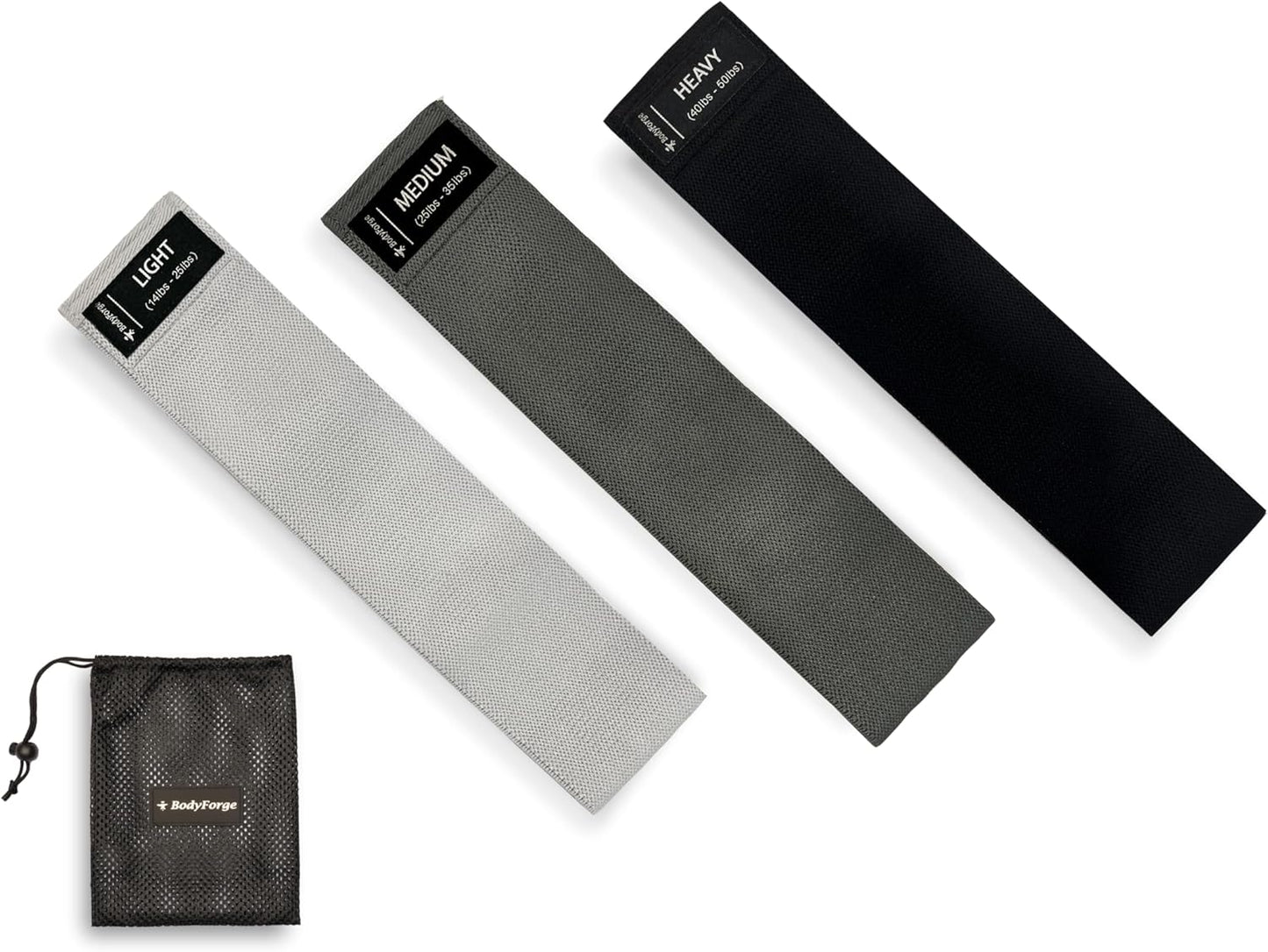 BodyForge Resistance Bands, Exercise Bands, Resistance Bands for Working Out, Work Out Bands with Handles for Men and Women Fitness, Strength Training Home Gym Equipment