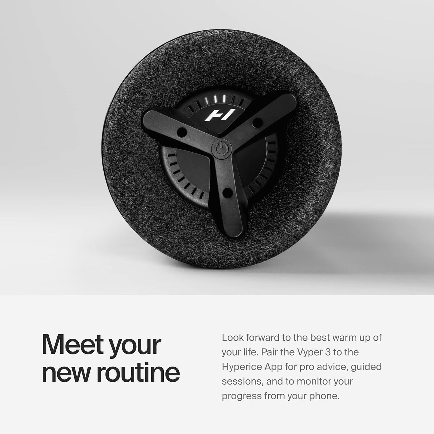 Hyperice Vyper 3 - Powerful High-Intensity Vibrating Foam Roller - Relieve Muscle Tension - Pre and Post Workout Recovery