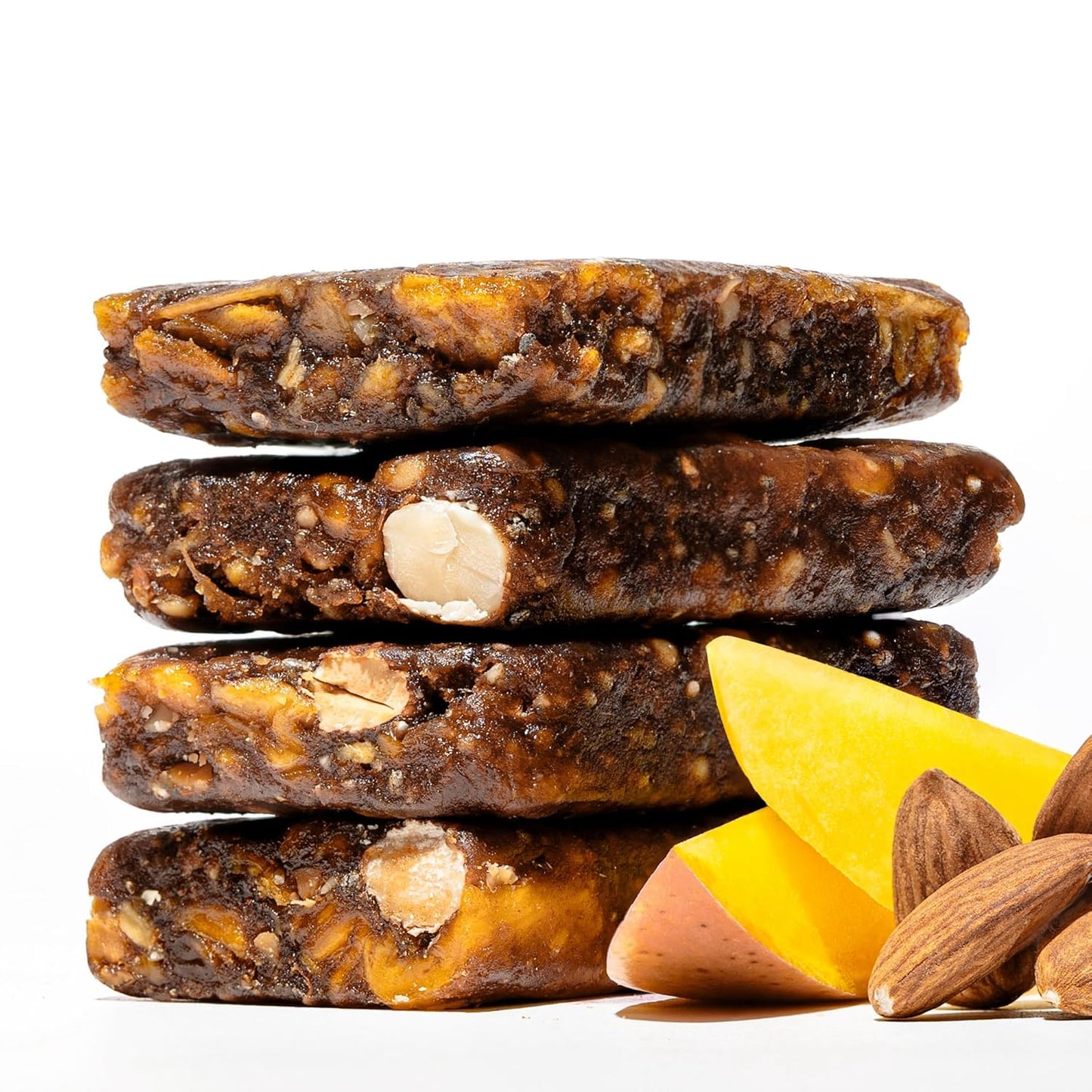 JONESBAR (Mango Almond, 4 Count (Pack of 1)), USDA Organic Fruit & Nut Bar, Non-GMO, Kosher, Vegan, Gluten Free, Simple Snack Bar