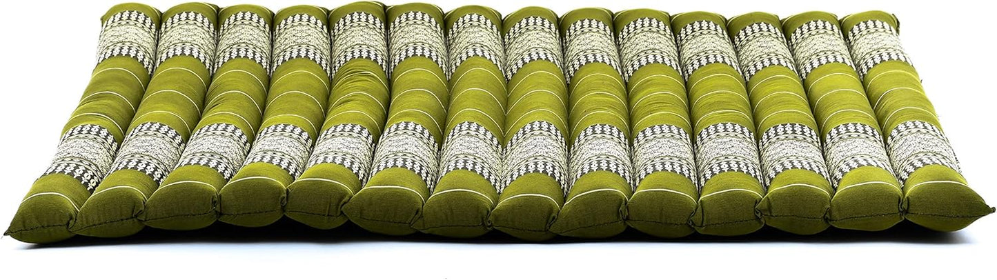 Leewadee Zabuton Seating Cushion – Square Floor Seat for Meditation Exercises, Light Yoga Mat Filled with Kapok