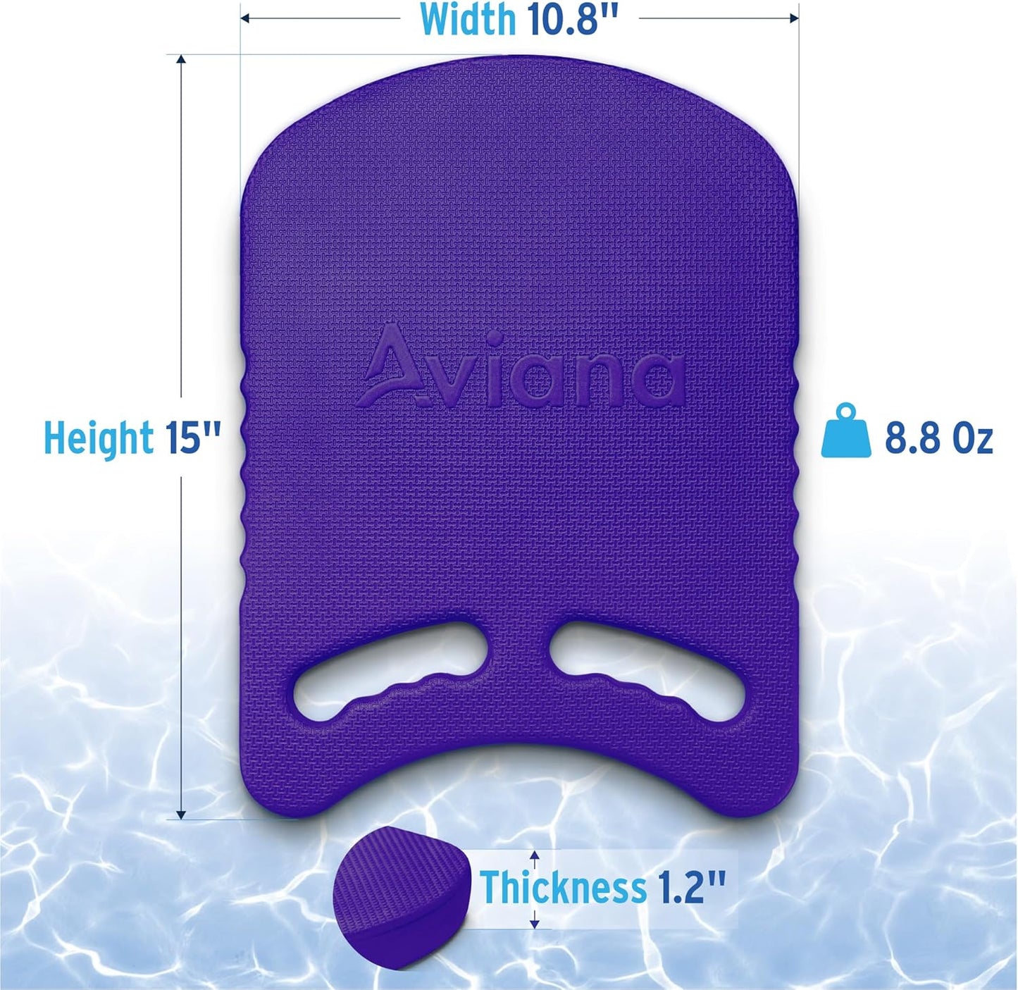 Junior Kickboard Buoy for Youth Children & Toddlers Swimming Aid & Exercise Training Board for Kids to Learn to Swim with Kick Boards in Pool BPA Free