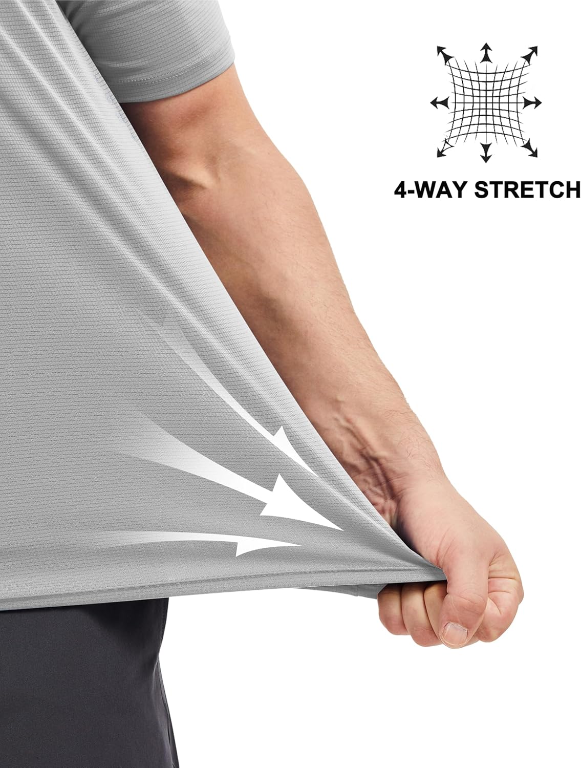 MAGCOMSEN Mens Rash Guard Short Sleeve UPF 50+ Sun UV Quick Dry Shirts Workout Swim Running Athletic T-Shirt