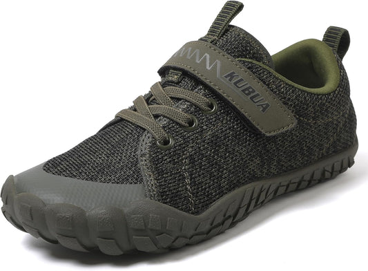KUBUA Kids Barefoot Shoes Boys Girls Sneakers Naturally Splay Shoes Toddler Little Big Kid