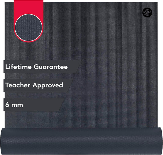 Manduka PRO Yoga Mat 71" - 6mm | Lifetime Durability | Hygienic Construction | Premium Studio Quality | Teacher Approved | 71 x 26 inches | Verve