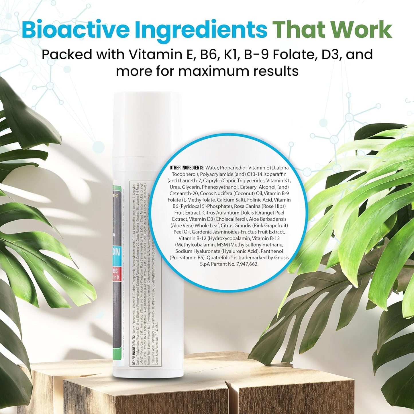 Methylation Pro Topical Cream - Advanced Methylation Support with Methyl Folate, B6, D3 & K1 for Mood, Focus, Energy & Overall Well-Being - Transdermal Vitamin Supplement for Better Absorption