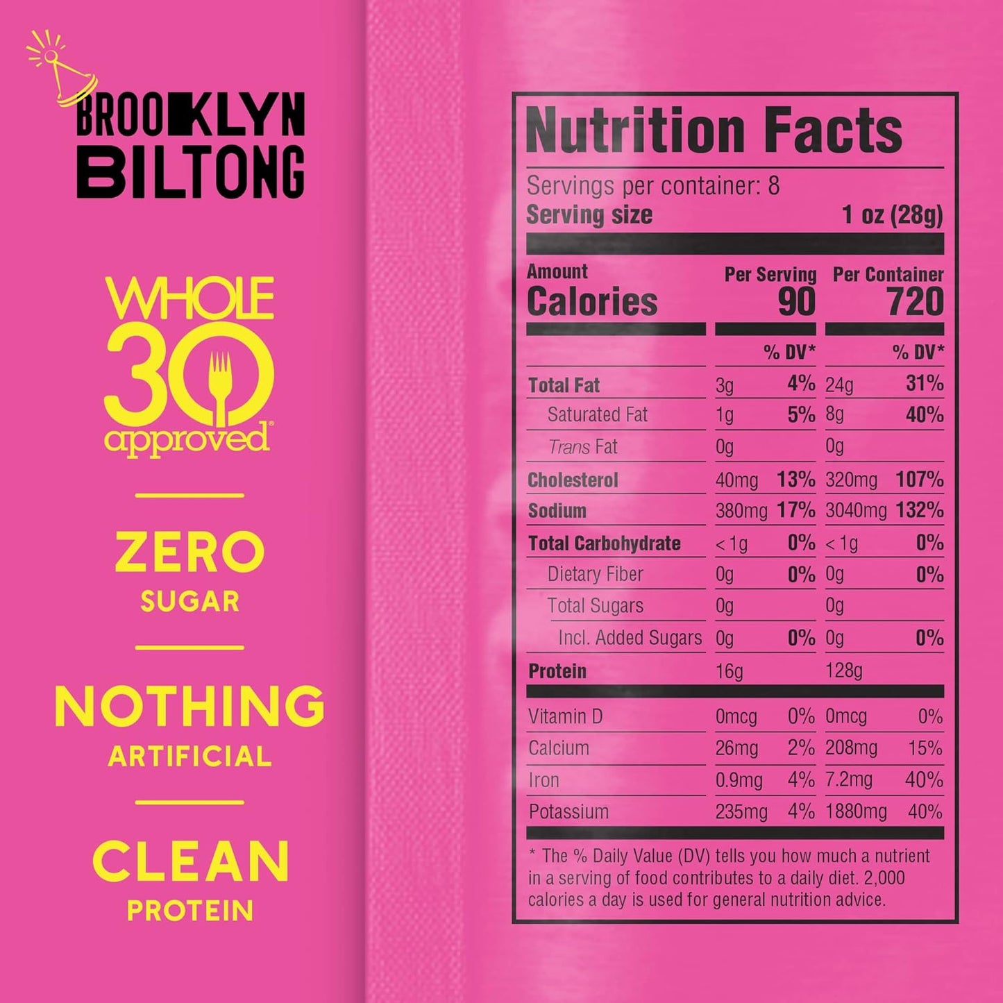 Brooklyn Biltong Carnivore Holiday Gift Snack Box, Air Dried Grass Fed Beef, South African Beef Jerky - Whole30, Paleo, Keto, Gluten Free, Made in USA