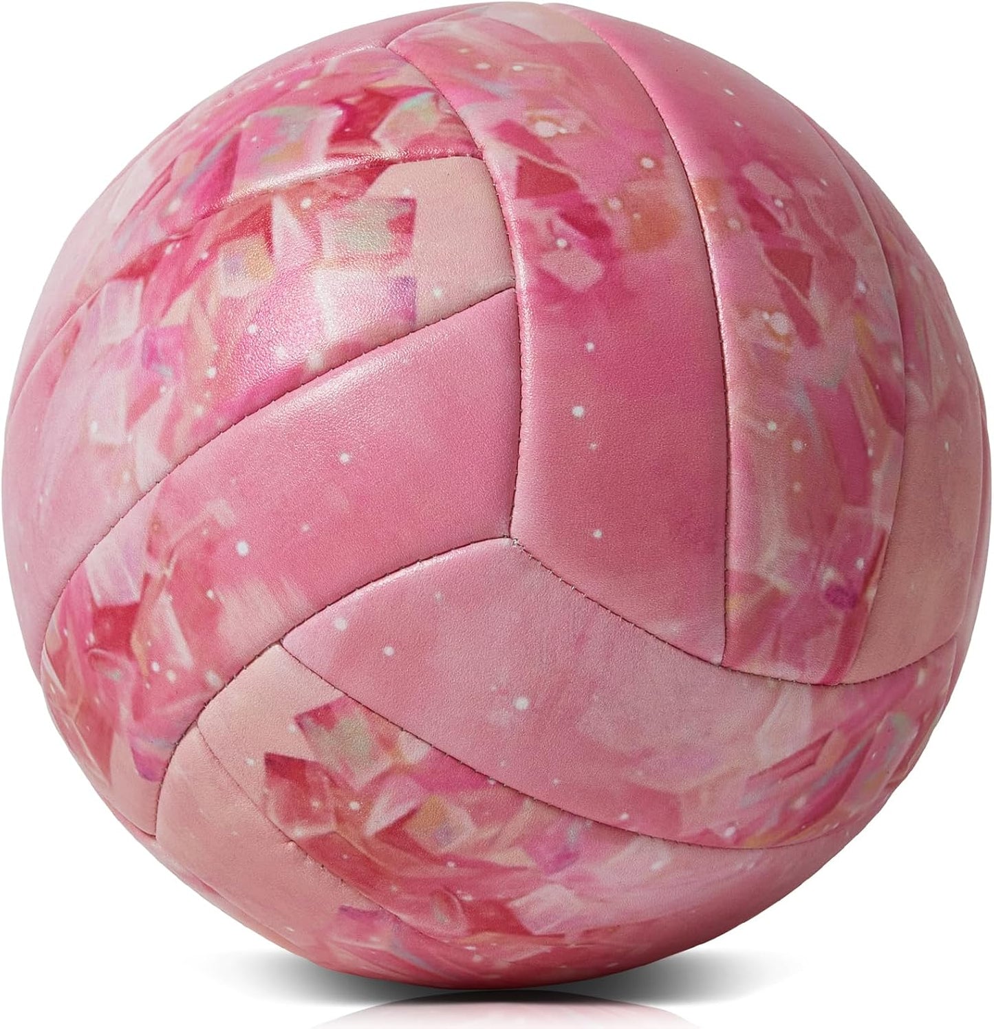 Volleyball Size 5 PU Leather Soft Indoor Outdoor Volleyballs Sports Training Game Play Ball for Beginner, Teenager, Adult, 8.2