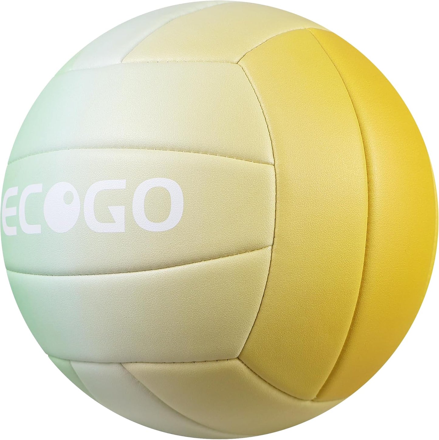 Size 5 Volleyball - Durable PU Leather, Indoor/Outdoor. Soft Control, Great Airtightness for Training/Games. Ideal for All Ages