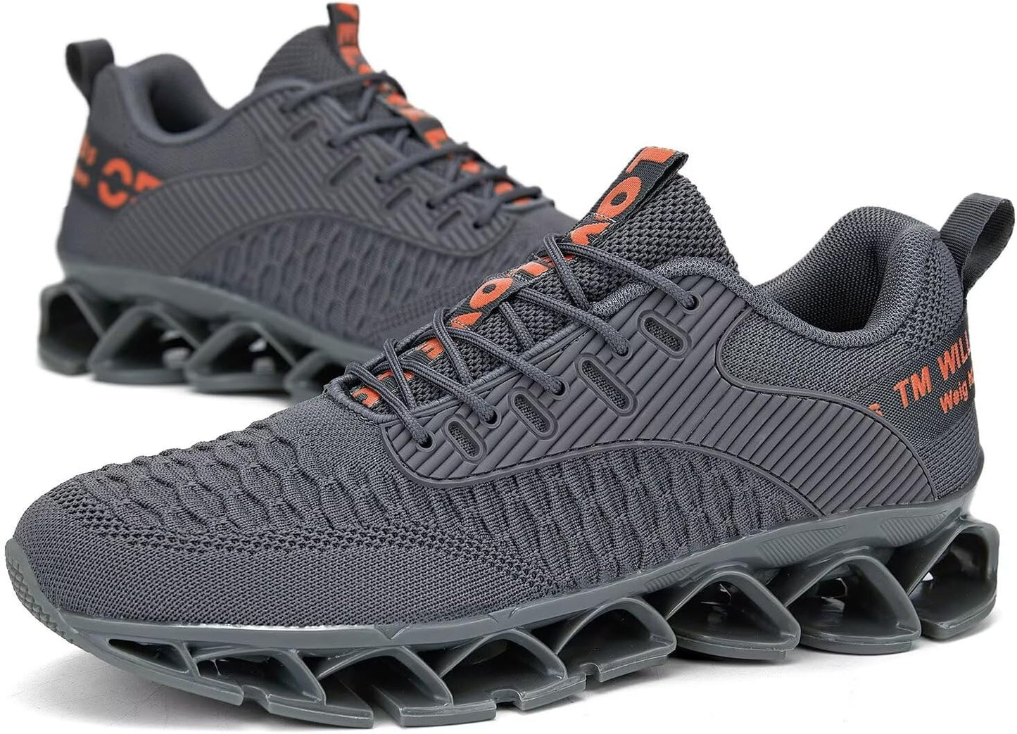 Vooncosir Men's Fashion Sneakers Breathable Mesh Running Shoes Blade Non Slip Soft Sole Casual Athletic Walking Shoes