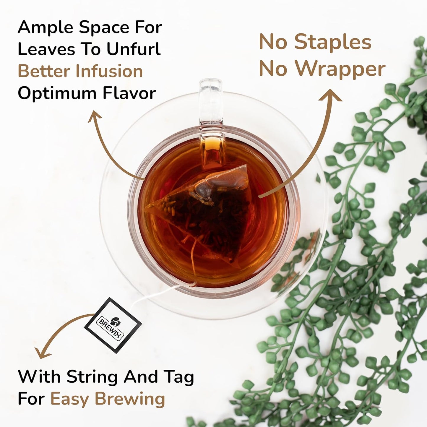 BREWIX, Earl Grey with Lavender Tea, Picnic in Paris Black Tea (25 Pyramid Tea Bags) | Black Tea with Bergamot, Lavender and Vanilla Notes | Gourmet Tea