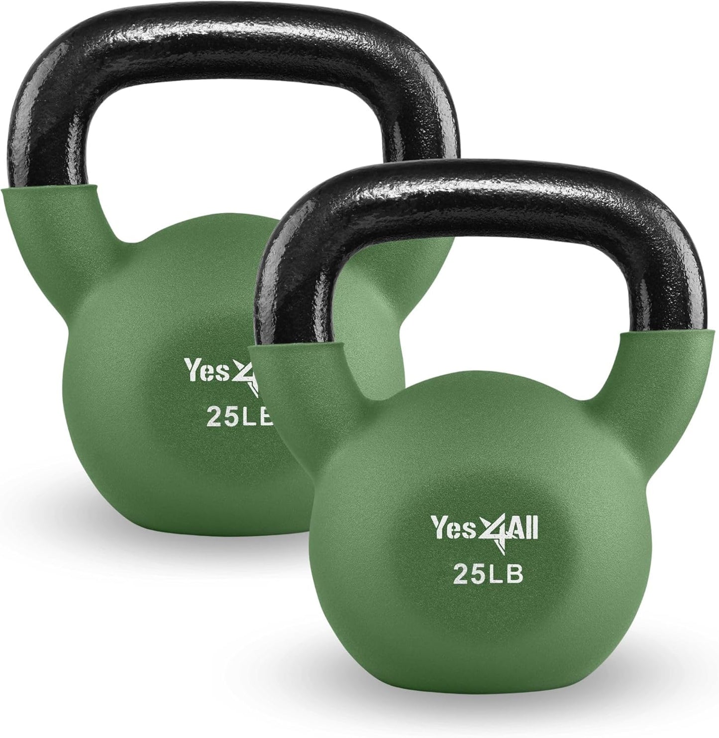 Yes4All Kettlebells 5lbs-65lbs & Kettlebell Sets Adjustable Weights, Kettlebell for Weight Training, Home Workout Equipment with Secure Grip for High Rep, Exercise Equipment