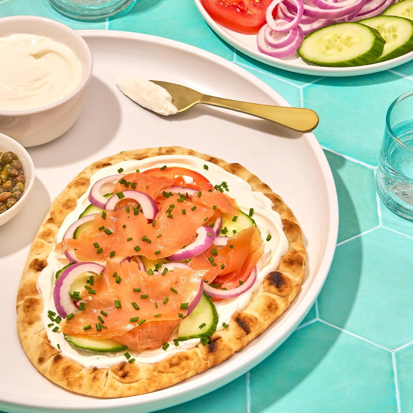 Toufayan KETO Flat Bread | Keto Friendly, Zero Sugar, 7g of Protein per serving (3 Pack)