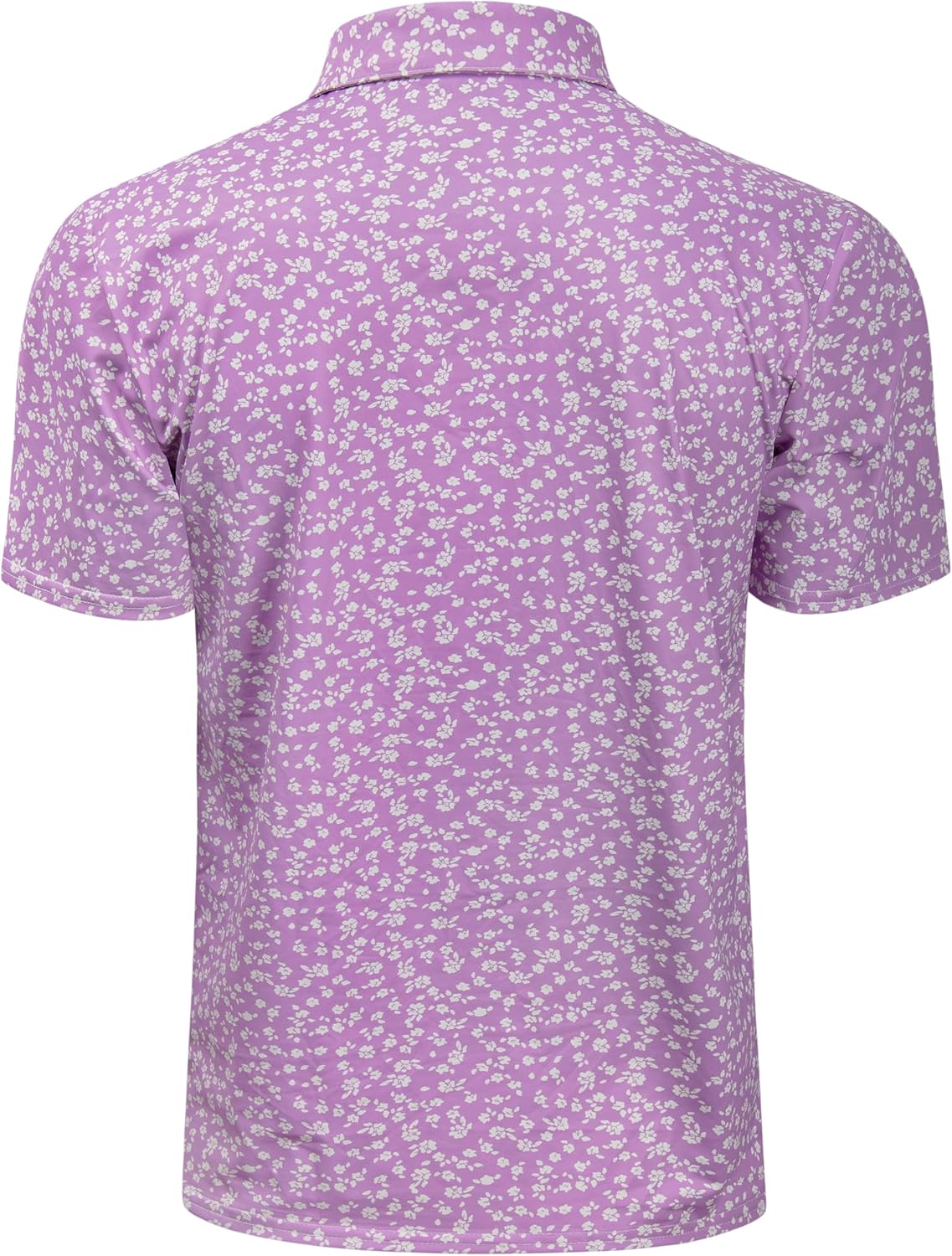 TAPULCO Mens Quick Dry Polo Shirts Camouflage Pattern Performance Athletic Lightweight Breathable Casual Golf Tshirts