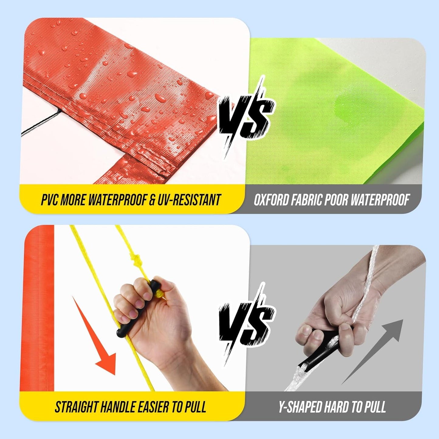 Outdoor Portable Volleyball Net Set System for Backyard - Quick & Easy Setup Adjustable Height Poles, PU Volleyball, Pump and Carrying Bag