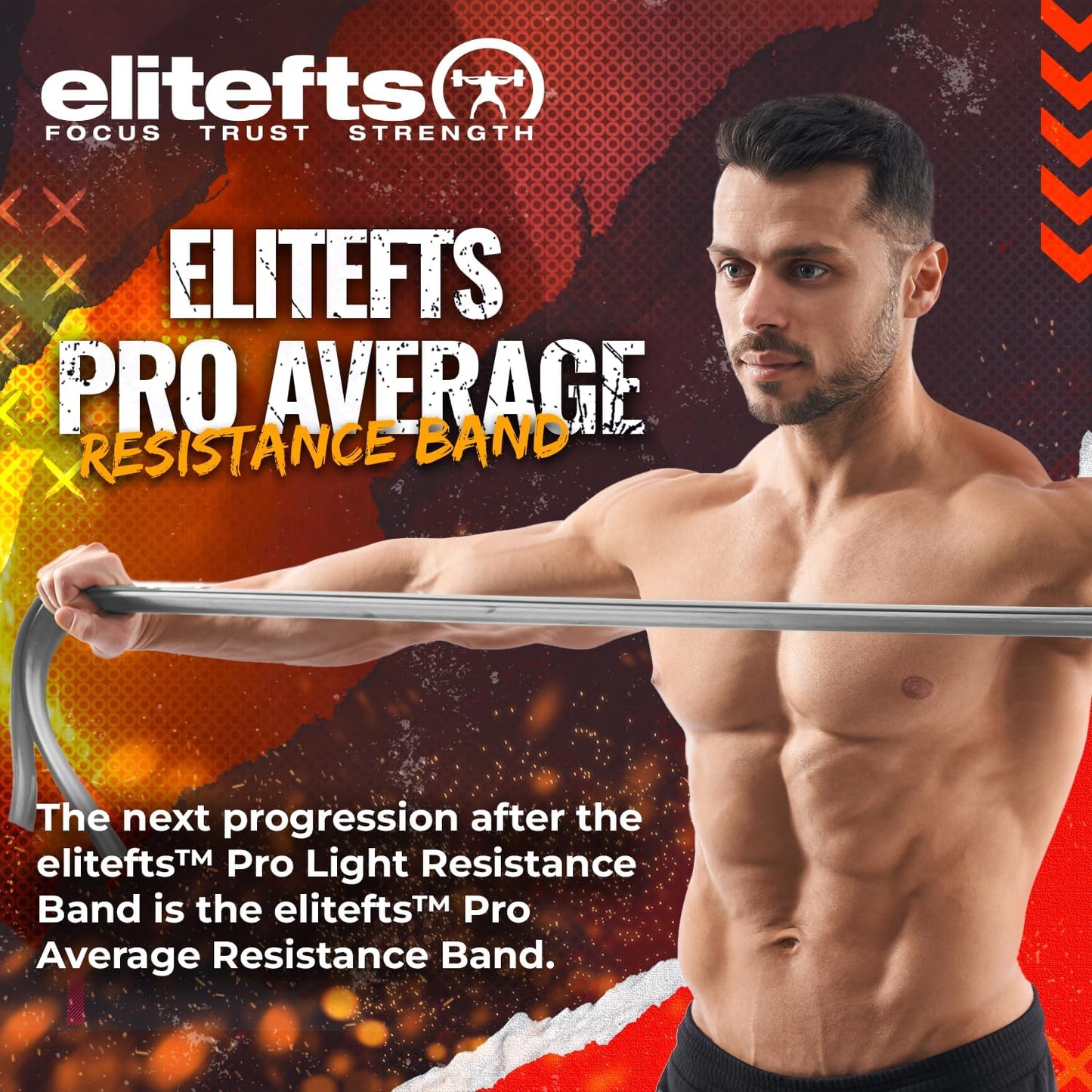 EliteFTS Pro Resistance Band - Boost Core Stability and Flexibility with This Portable, Joint-Friendly Tool