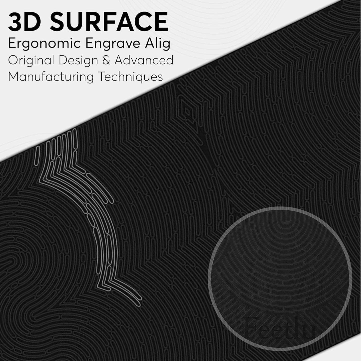 Extra Thick 12mm Exercise Mat – Non-Slip, Joint-Friendly & Cushioned Fitness Mat for Yoga, Pilates & Floor Workouts – Durable, Supportive & Includes Feetlu Classic Strap