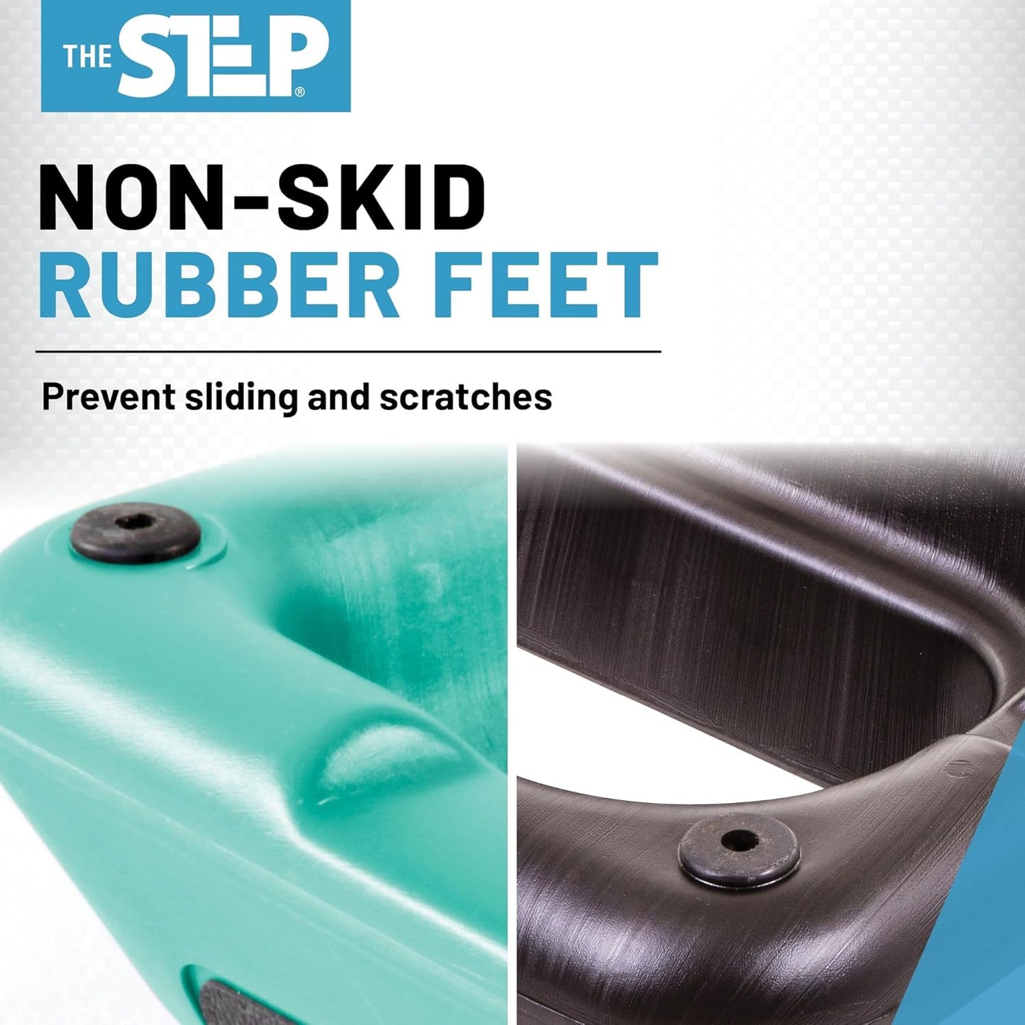 Freestyle STEP Exercise Step Platform, Circuit Size Stepper for Exercise at Home with 2 Risers