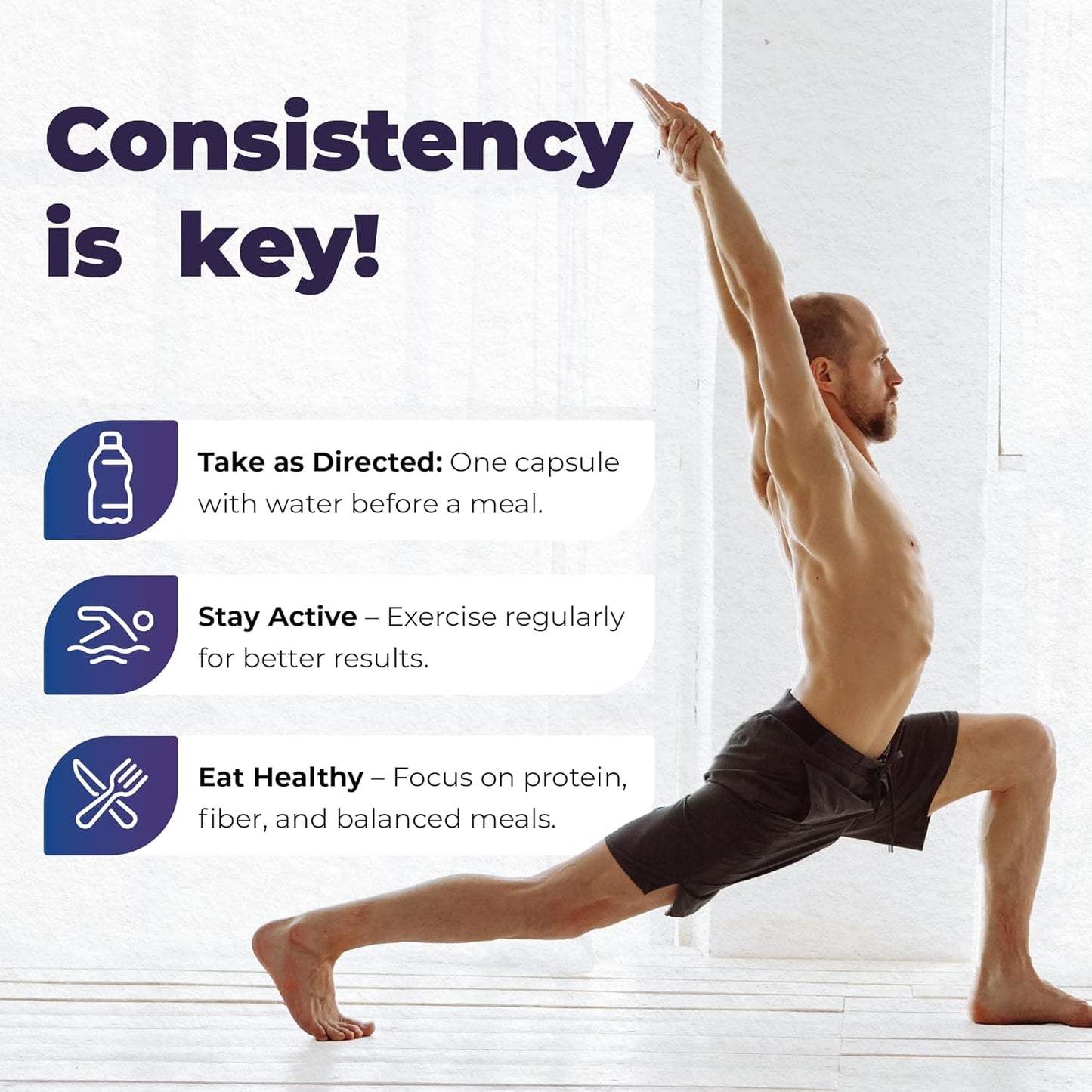 ColonBroom GLP-1 Weight Management Supplement for Women & Men - GLP1 Supports Gut Health, Metabolic Wellness & Appetite Regulation - Vegan, Gluten-Free, Non-GMO Fiber Capsules - 120 Count