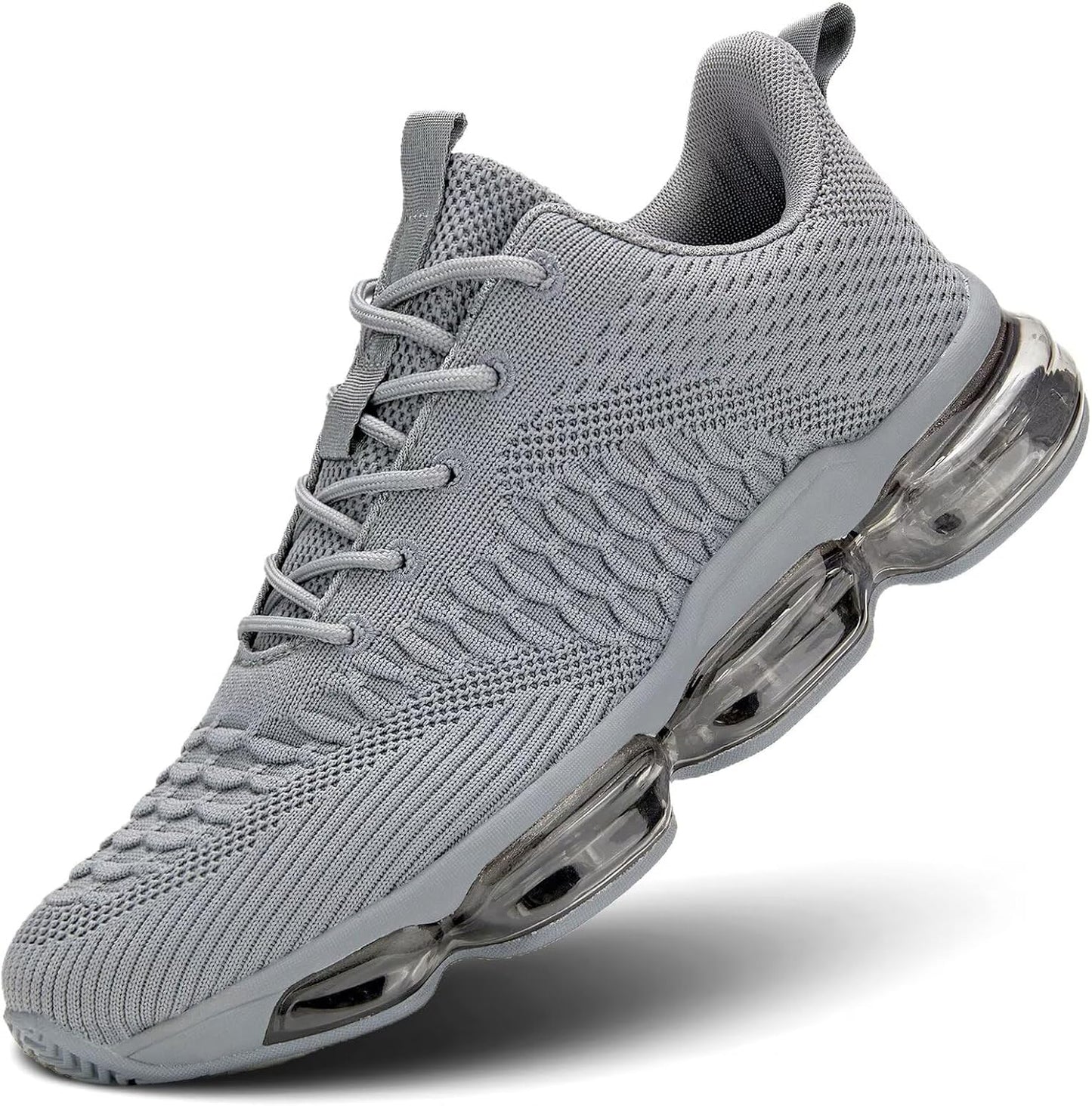 Men's Air Cushion Running Shoes Breathable Tennis Fashion Sneakers Non Slip Workout Casual Sport Shoes Gym Training Comfortable Walking Shoes