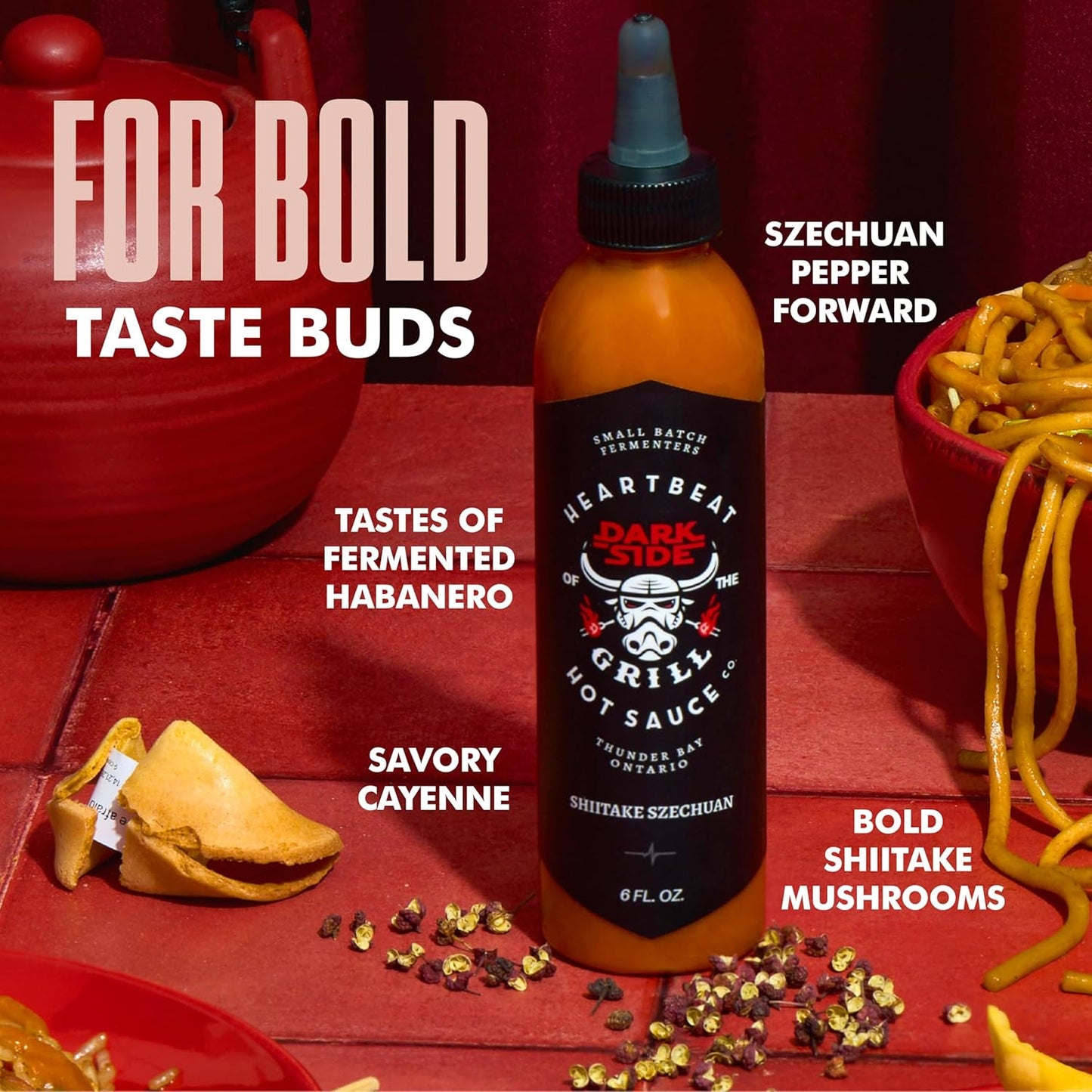 Heartbeat Hot Sauce Co. | Shiitake Szechuan, 6 oz.
