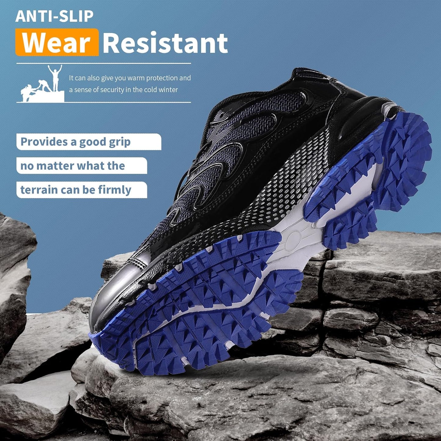 WETIKE Boy's Shoes Mesh Slip on Lightweight Running Sneakers