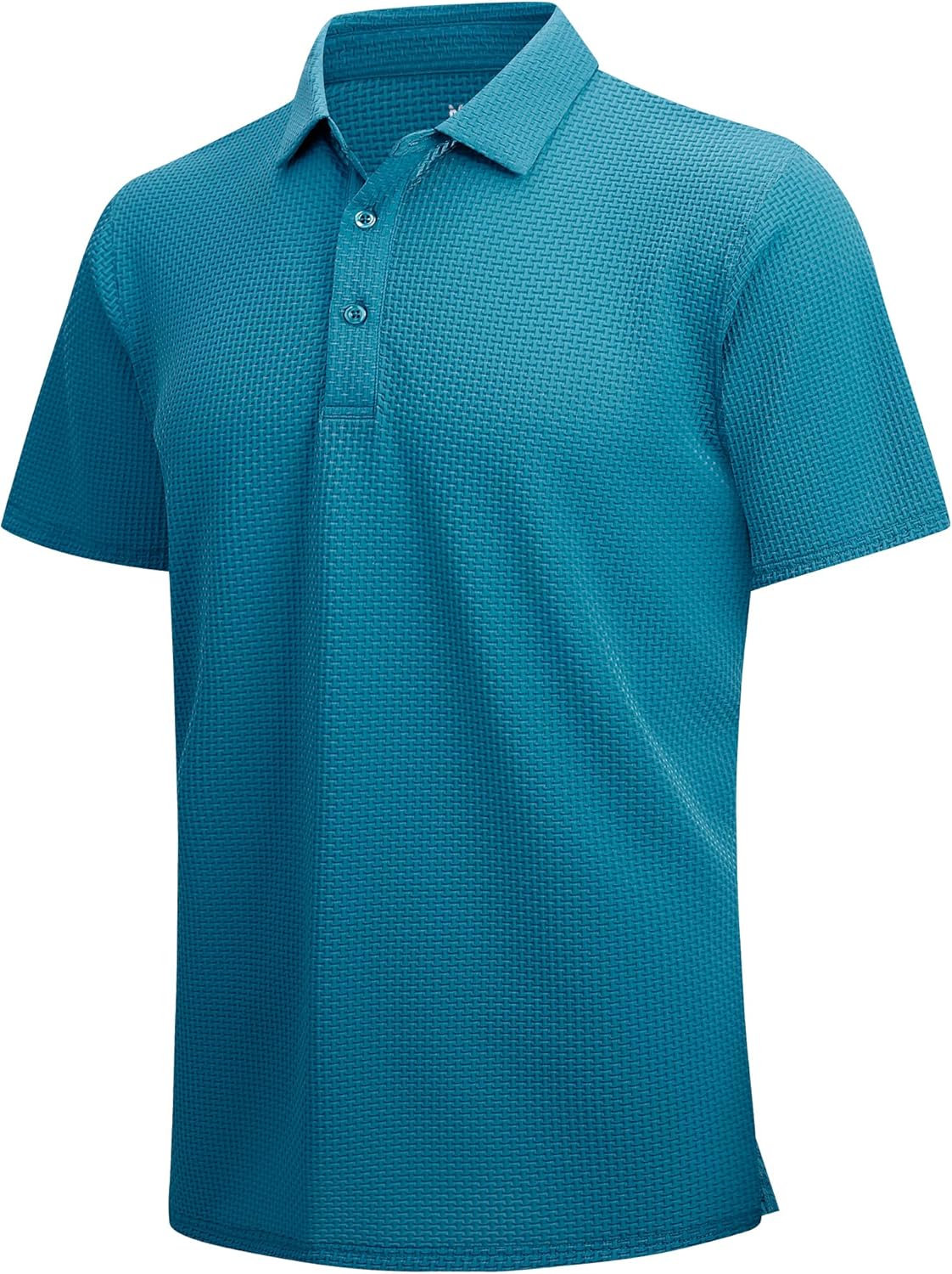WARHORSEE Golf Polo Shirts for Men Short Sleeve Wrinkle Free 4 Way Stretch Moisture Wicking Performance Collared Tshirts