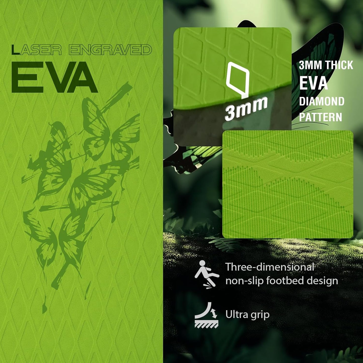 10’6/11’6 Inflatable Stand Up Paddle Board with Premium Paddleboards Accessories, Wide Stable Designed SUP Paddleboard for Adults & Youth.