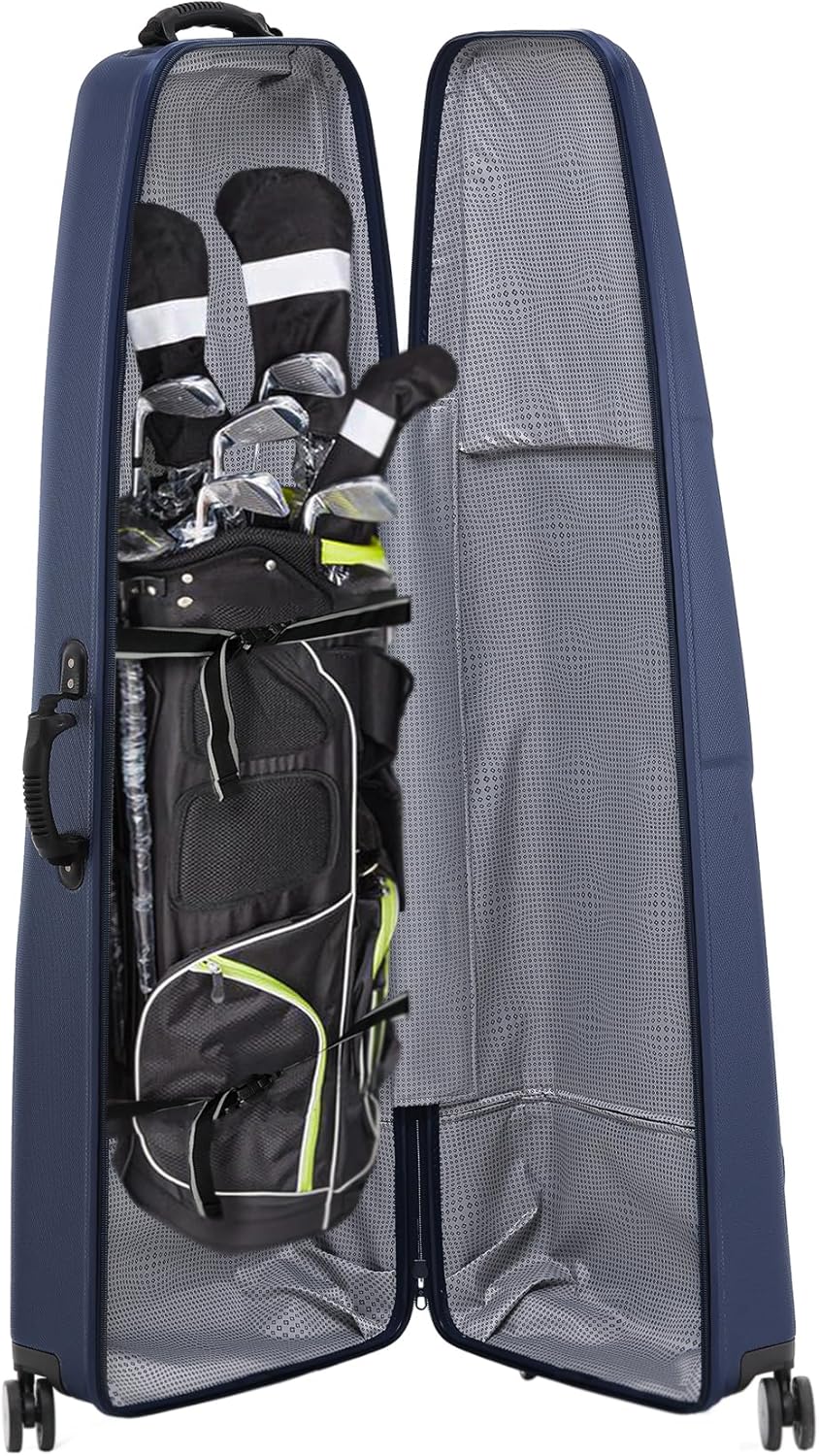 Samsonite Golf 6850 Hard Case Golf Travel Bag, Lightweight & Durable ABS Shell, Multi-Directional Wheels