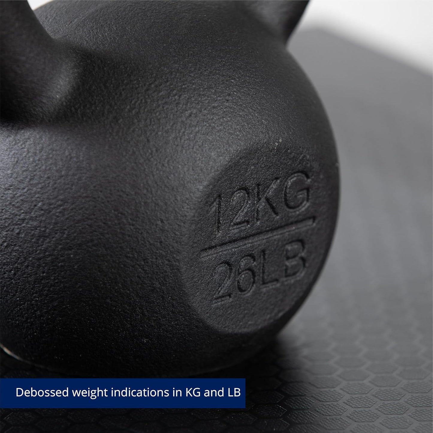 Titan Fitness Cast Iron Kettlebell, Single Piece Casting, KG and LB Markings, Full Body Workout