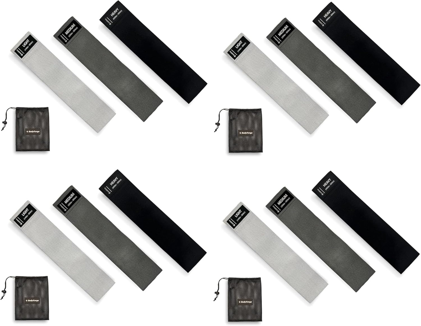 BodyForge Resistance Bands, Exercise Bands, Resistance Bands for Working Out, Work Out Bands with Handles for Men and Women Fitness, Strength Training Home Gym Equipment