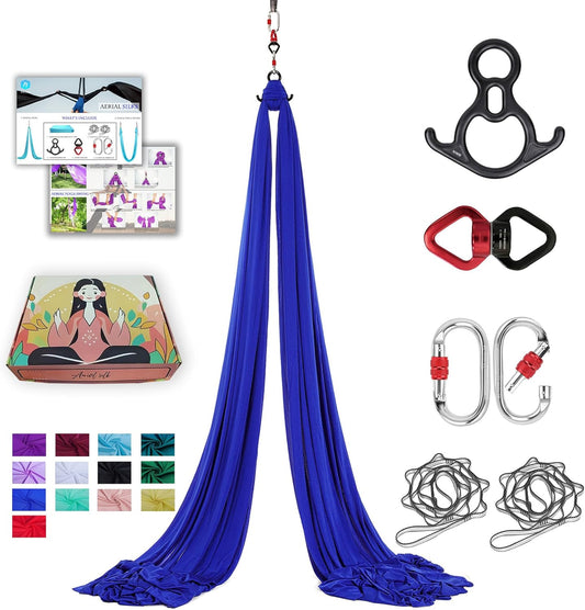 Aerial Silks 11 Yards Aerial Silks For Home Aerial Yoga Swing Aerial Yoga Hammock Swing Aerial Silk For Gymnastics