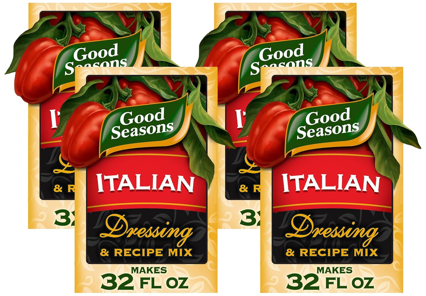 Good Seasons Italian Dressing & Recipe Seasoning Mix, 4 ct Packets (Pack of 4)